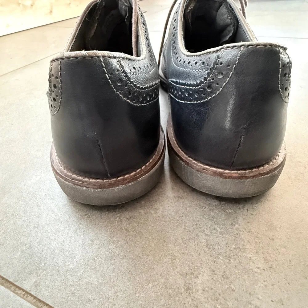 FootJoy Professional Wingtip Derby Shoes Mens 11 M Black Leather 57048 Excellent